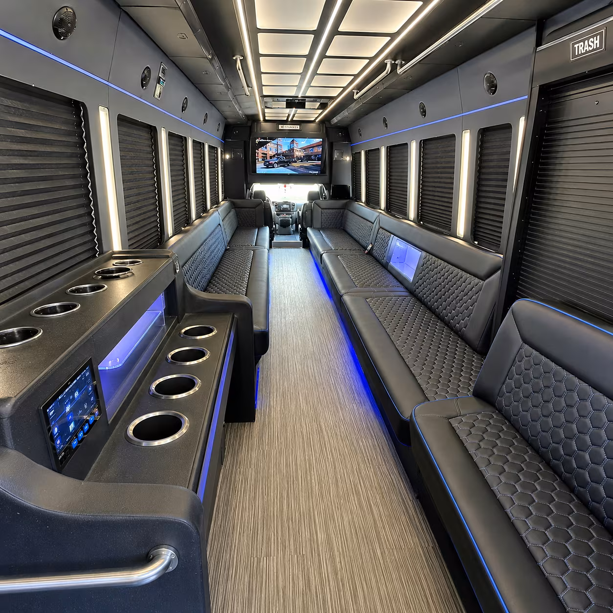 indio party bus rentals inside
